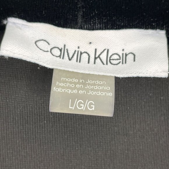 Calvin Klein Womens Large Black Velvet Bolero Open Crop Cardigan - Picture 3 of 8